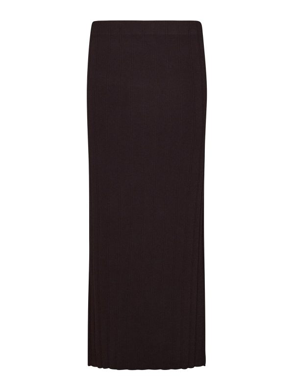 Remain Birger Christensen Jupe Midi - Marron