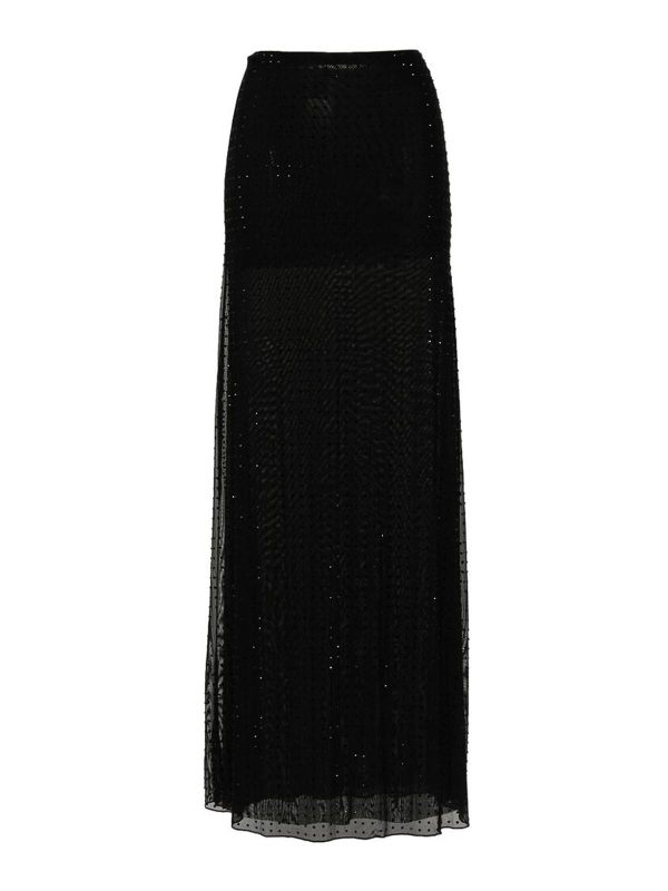 Pinko Jupe Midi - Noir