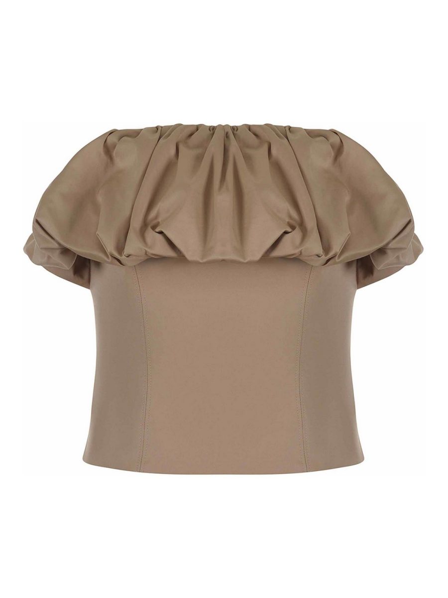 Self Portrait Top - Beige