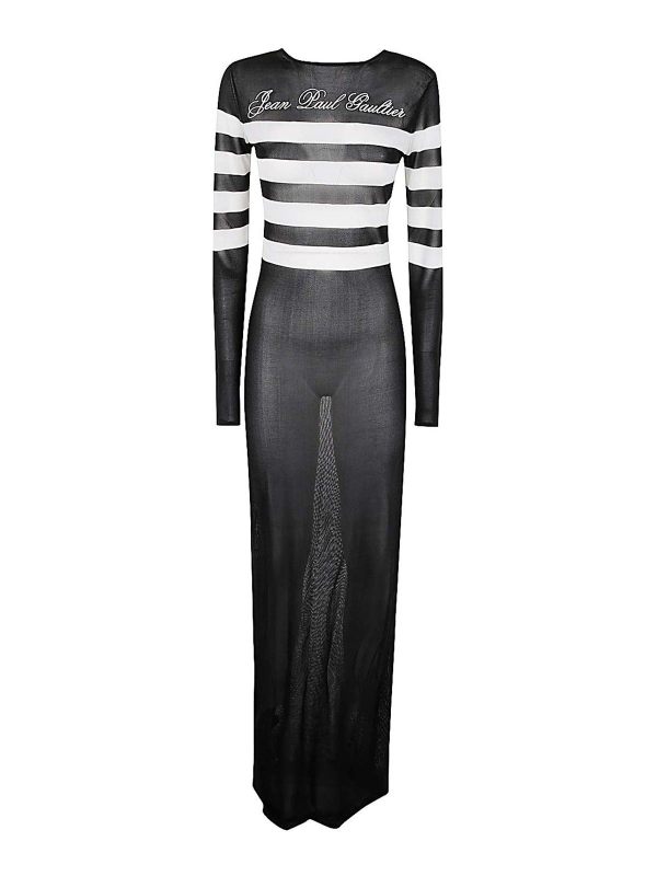 Jean Paul Gaultier Maxi Robe - Noir