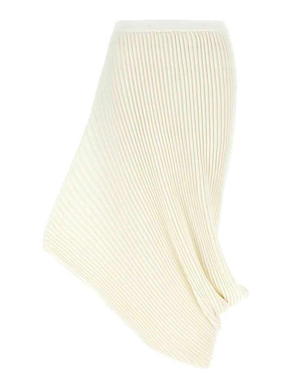 Pleats Please Issey Miyake Jupe Midi - Blanc
