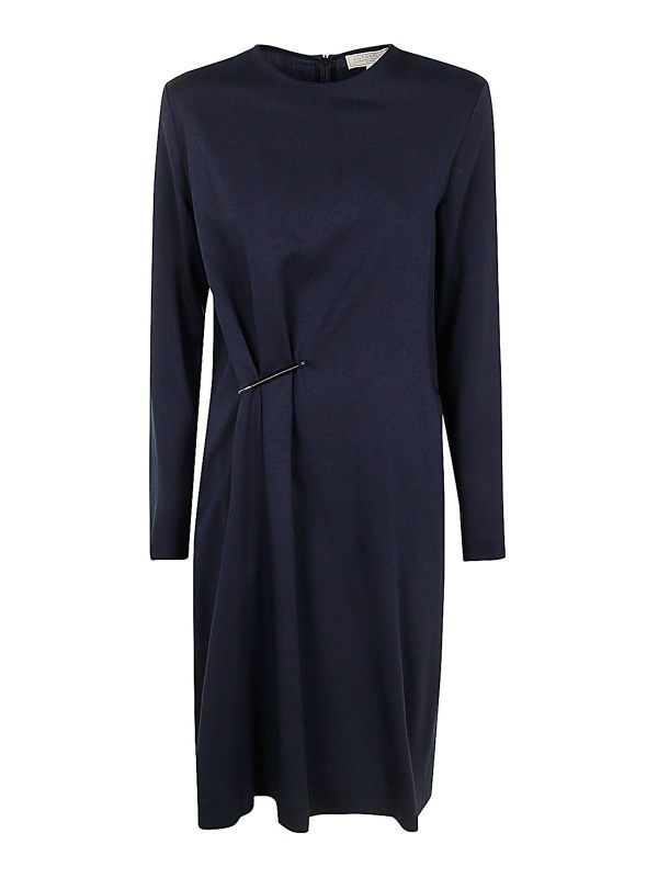Antonelli Firenze Robe Au Genou - Bleu