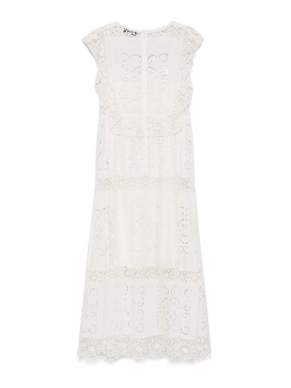 Sea Maxi Robe - Blanc