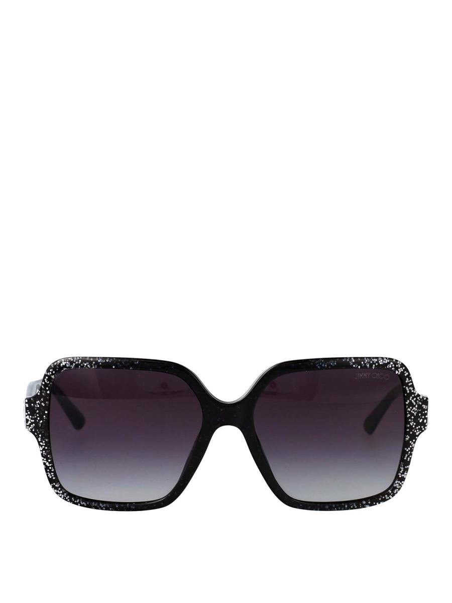 Jimmy Choo Lunettes De Soleil - Noir
