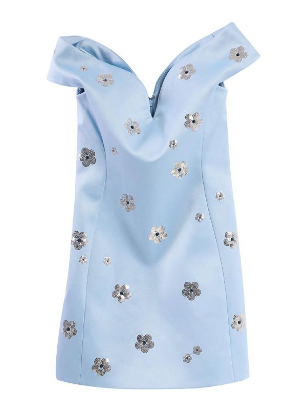Marc Jacobs Robe Au Genou - Bleu Clair