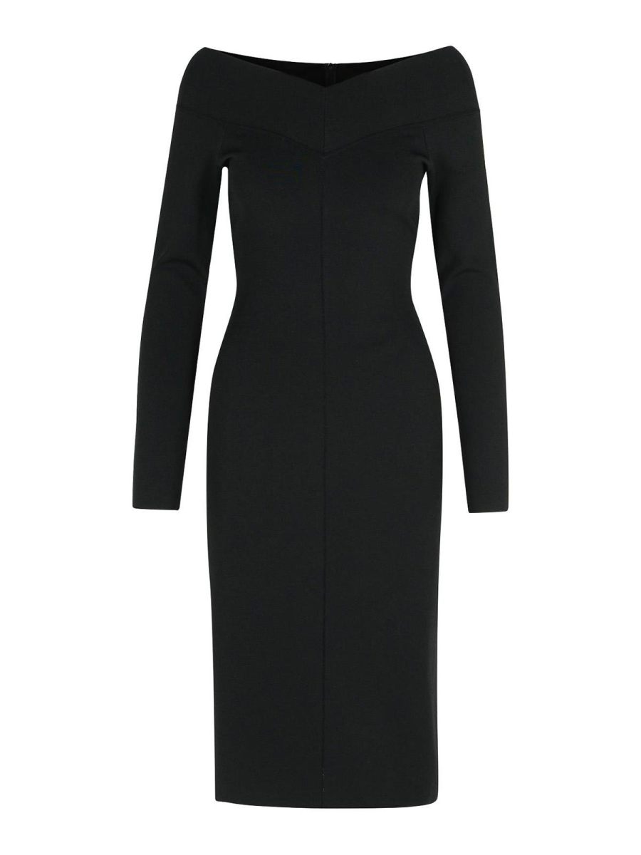 Stella Mccartney Robe Au Genou - Noir