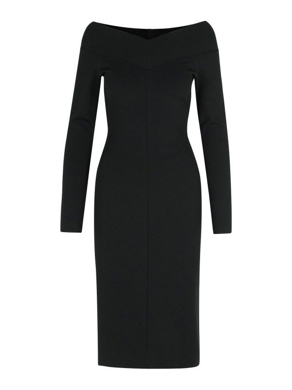 Stella Mccartney Robe Au Genou - Noir