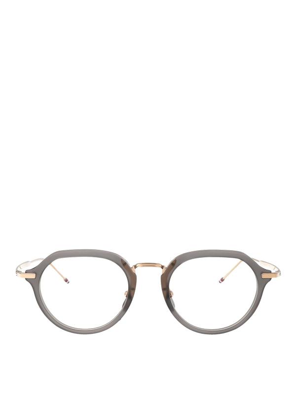 Thom Browne Lunettes De Soleil - Gris