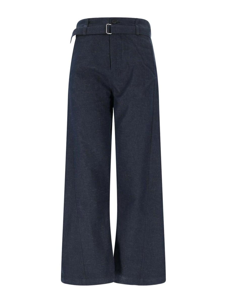 Eudon Choi Pantalons Décontractés - Bleu