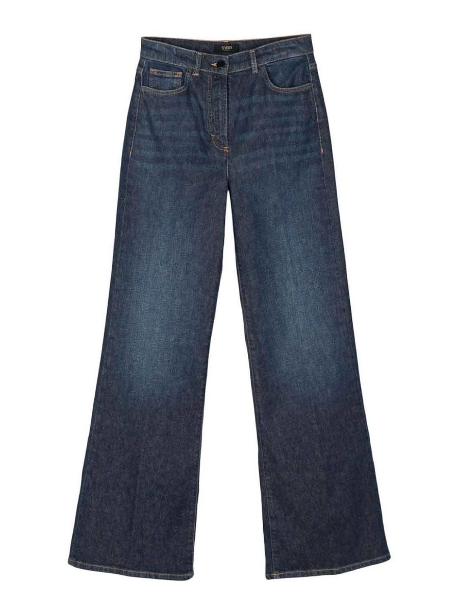 Seventy Jean Évasé - Bleu