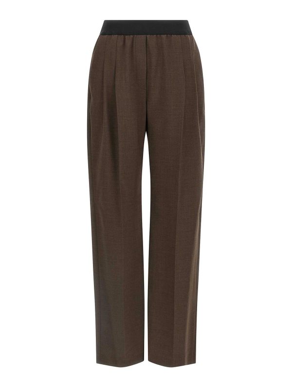 Loulou Studio Pantalons Décontractés - Marron