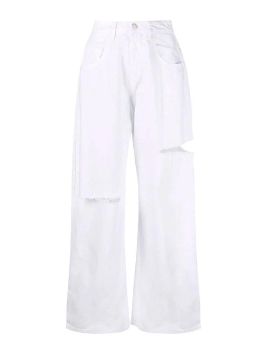 Icon Denim Jean Bootcut - Blanc
