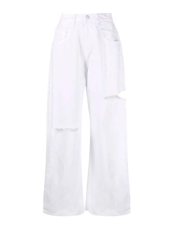 Icon Denim Jean Bootcut - Blanc