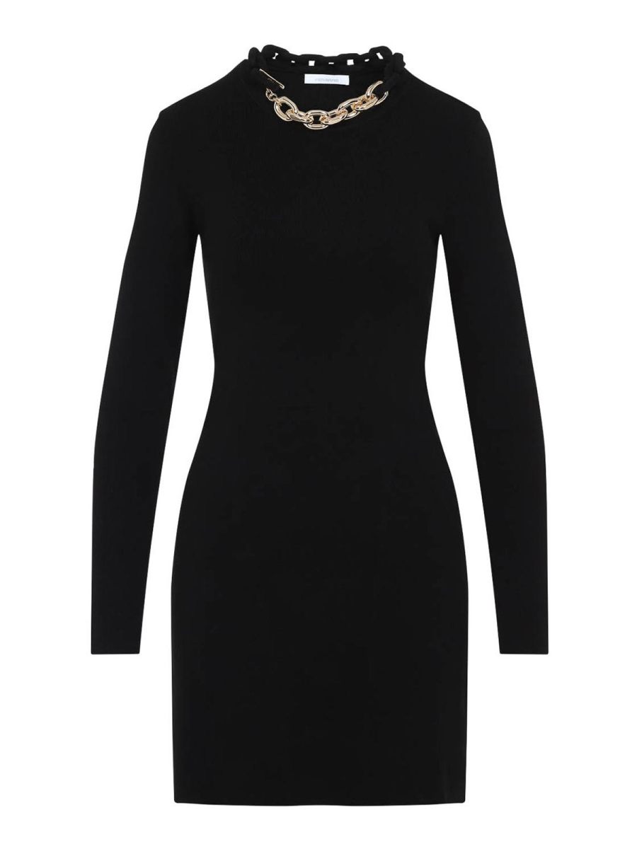 Rabanne Robe Courte - Noir