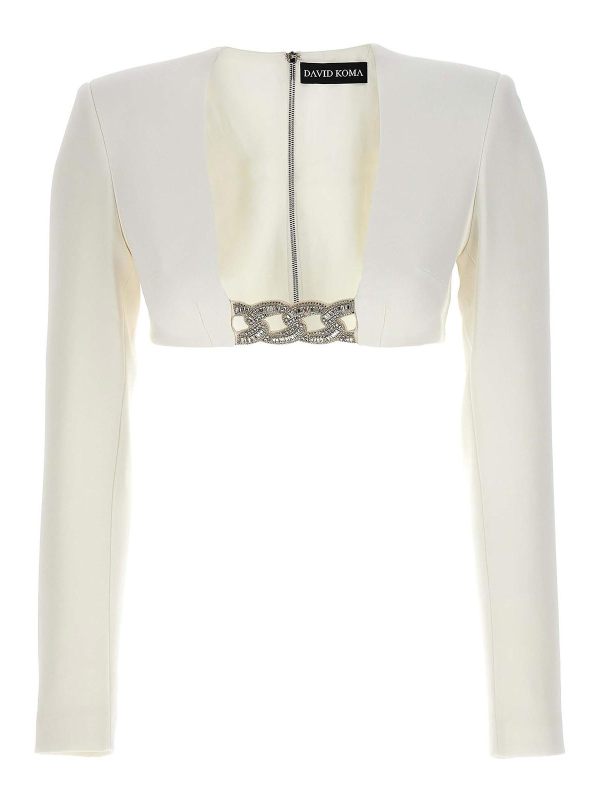 David Koma Top - Blanc