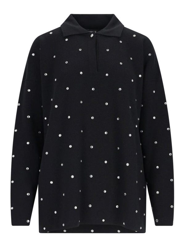 Versace Pull Col Bateau - Noir