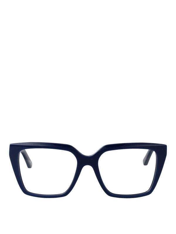 Balenciaga Lunettes De Soleil - Bleu
