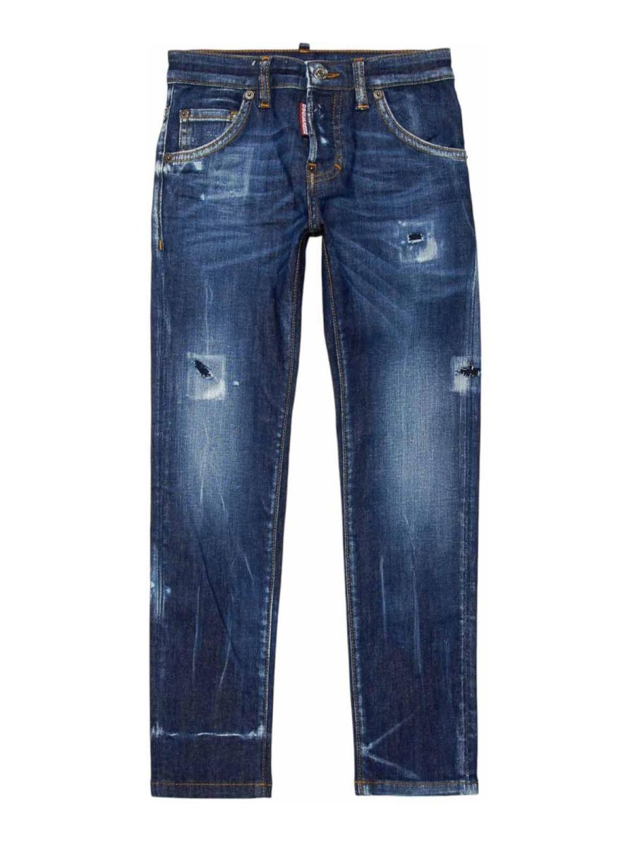 Dsquared2 Jean Bootcut - Bleu