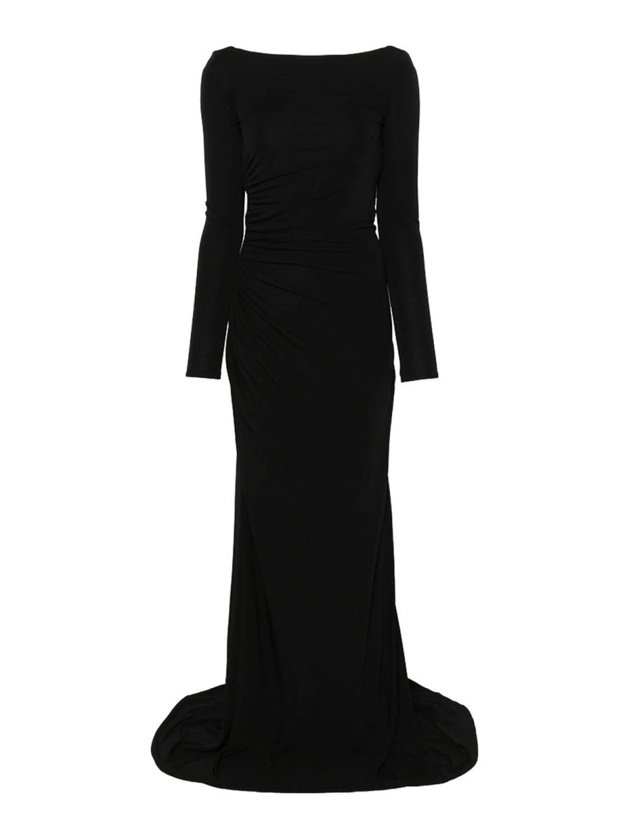 Elisabetta Franchi Robe Au Genou - Noir