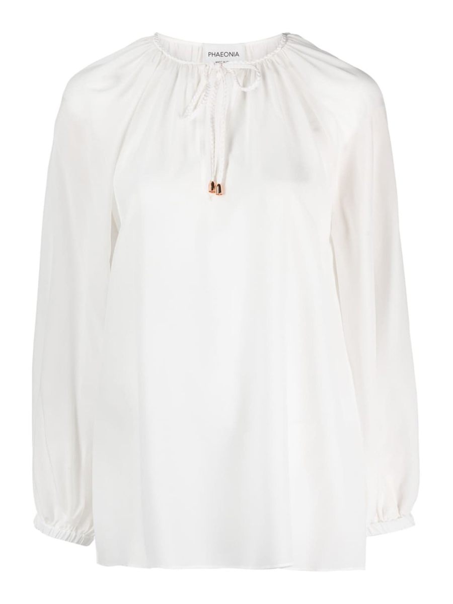 Phaeonia Blouse - Blanc