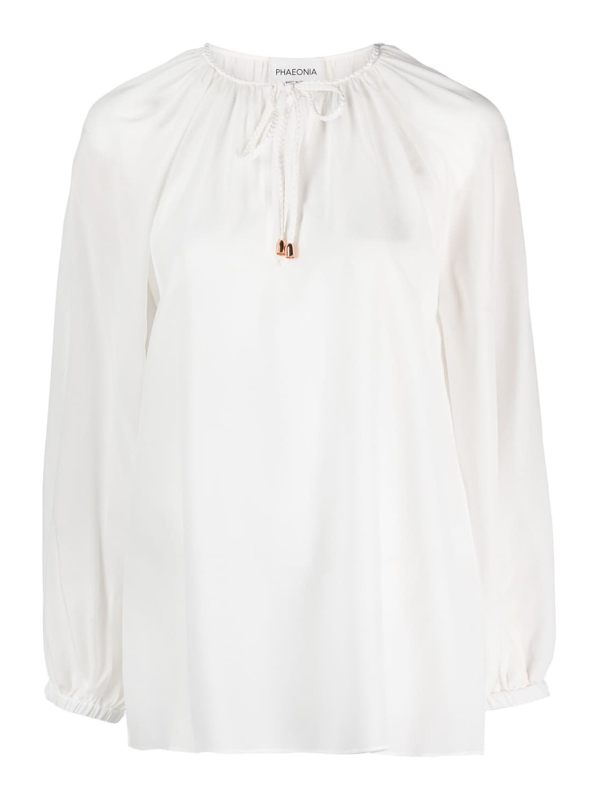 Phaeonia Blouse - Blanc