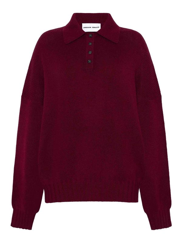 Emerson Renaldi Pull Col Roulé - Rouge