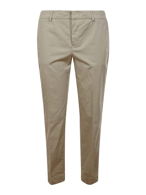 Pt Torino Pantalons Décontractés - Gris Clair
