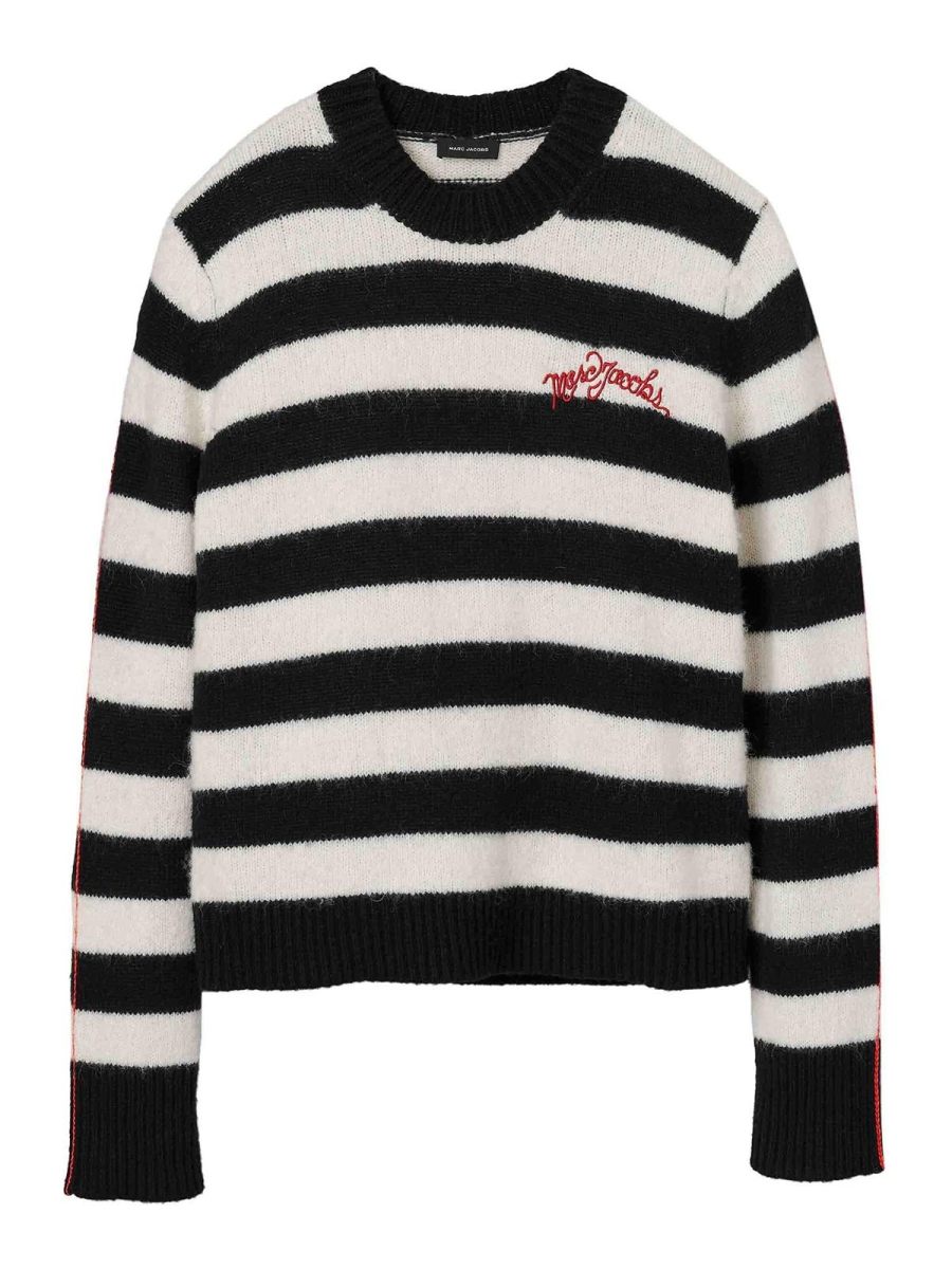 Marc Jacobs Pull Col Bateau - Noir