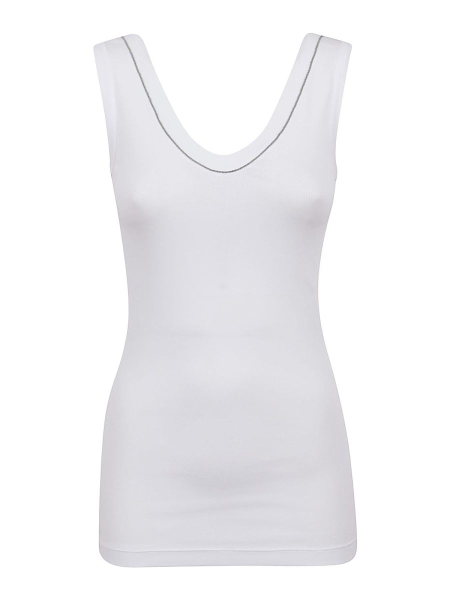 Brunello Cucinelli Top - Blanc