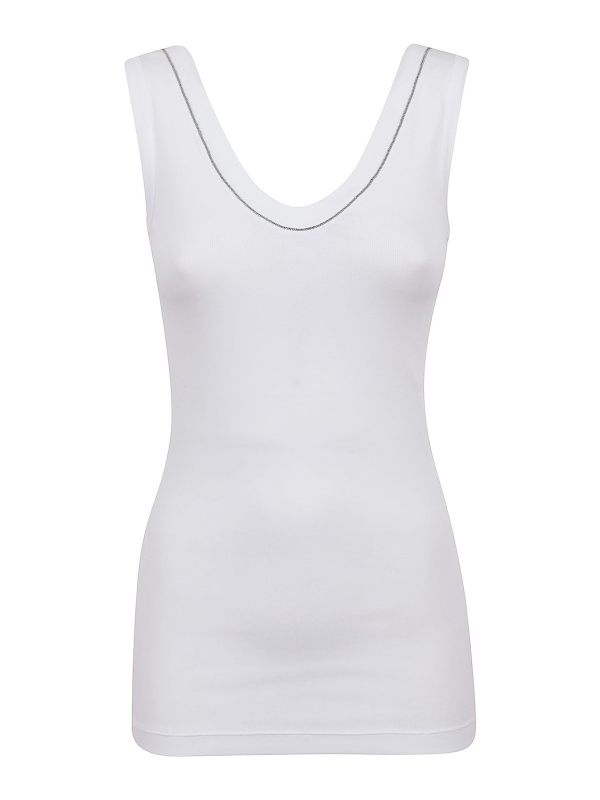 Brunello Cucinelli Top - Blanc