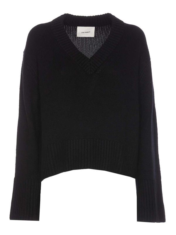 Lisa Yang Pull Col Rond - Noir