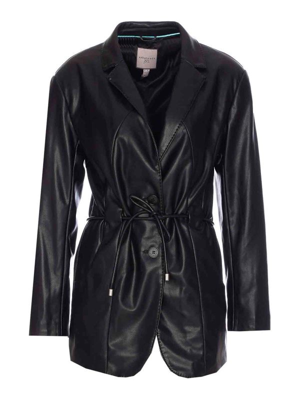 Urbancode Blouson En Cuir - Noir