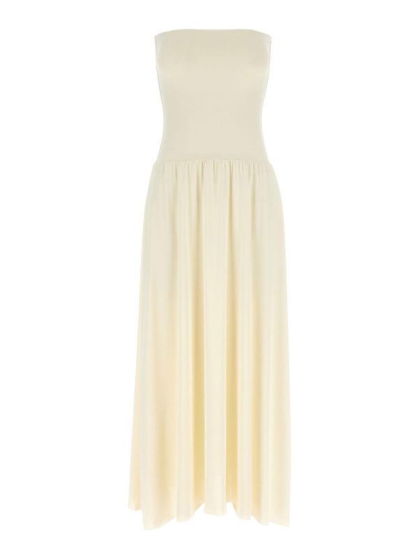 Eres Robe Au Genou - Blanc