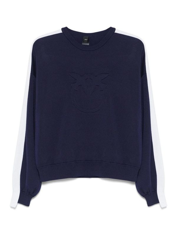Pinko Pull Col Rond - Bleu
