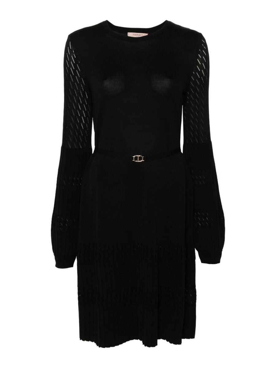 Twinset Robe Courte - Noir