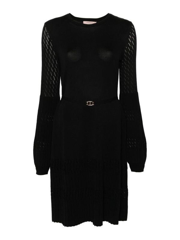 Twinset Robe Courte - Noir