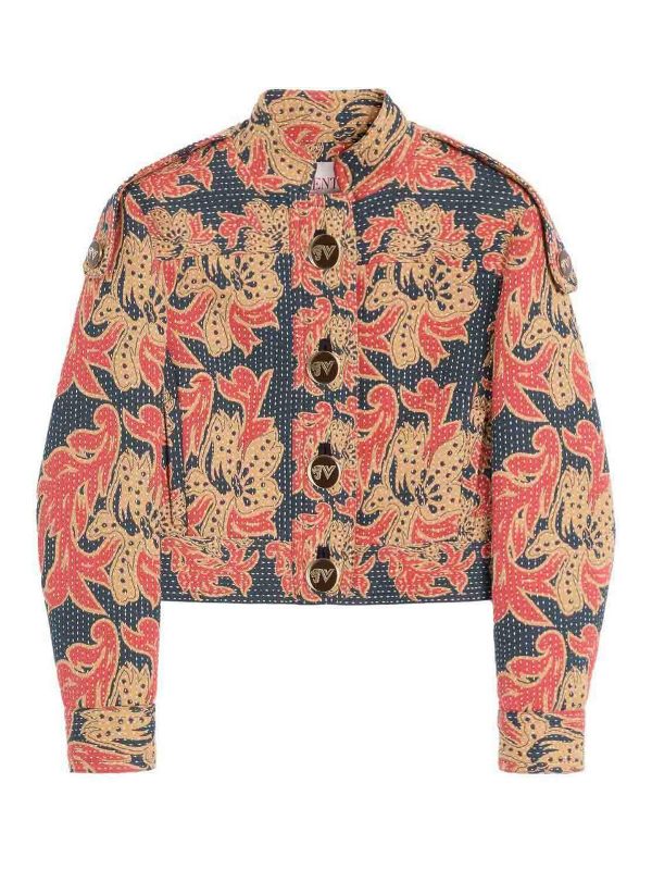 Valentino Manteau Court - Multicolore