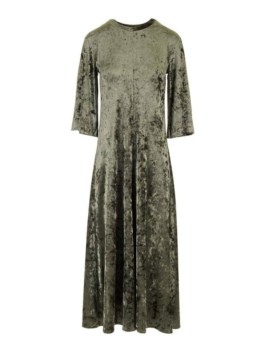 Forte Forte Maxi Robe - Vert