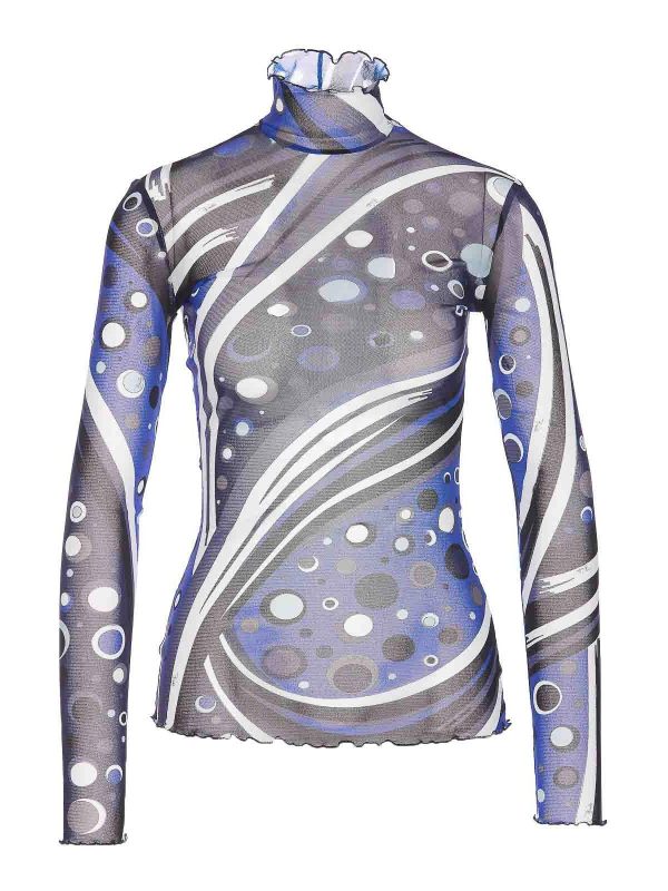 Emilio Pucci Top - Bleu