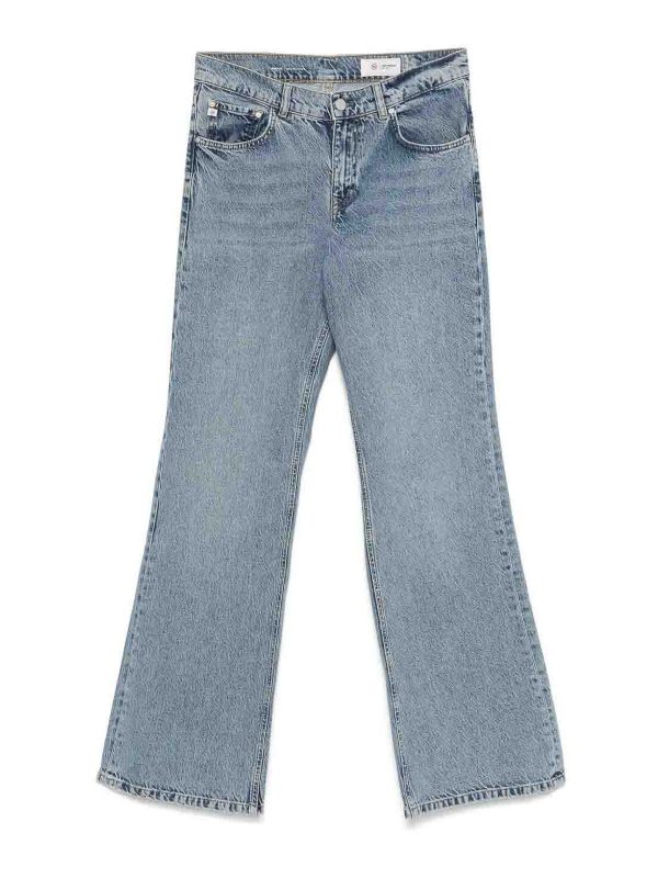 Ag Jeans Jean Droit - Bleu Foncé