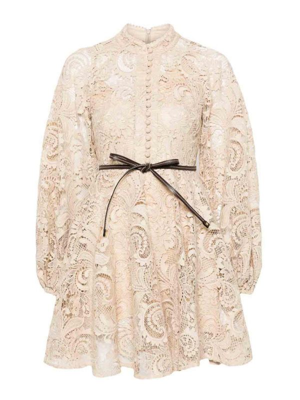 Zimmermann Robe Courte - Blanc