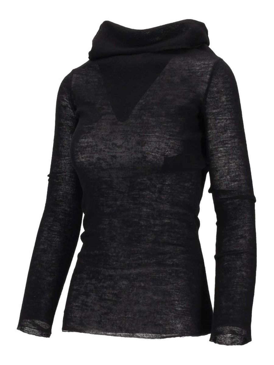 Ann Demeulemeester Top - Noir