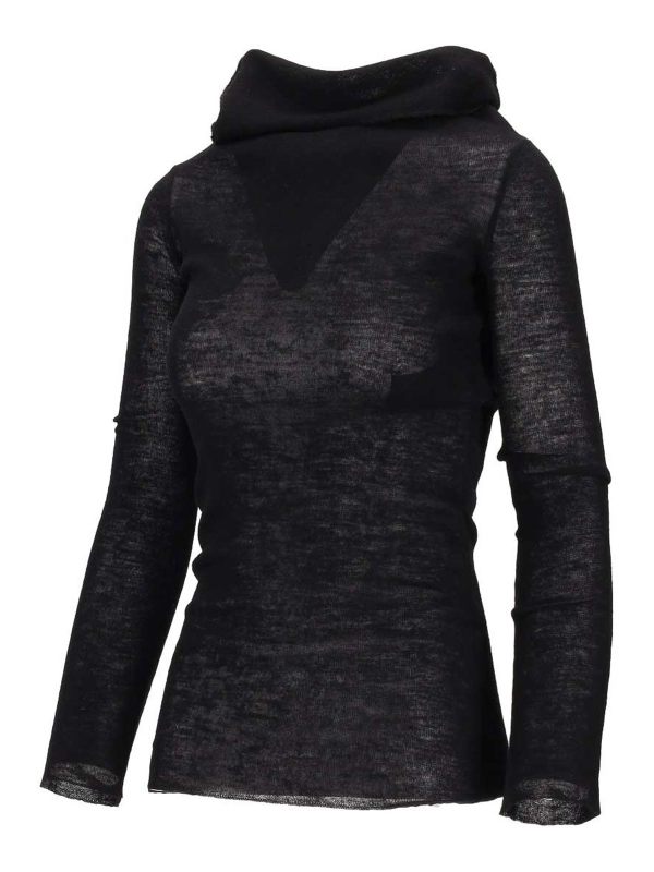 Ann Demeulemeester Top - Noir