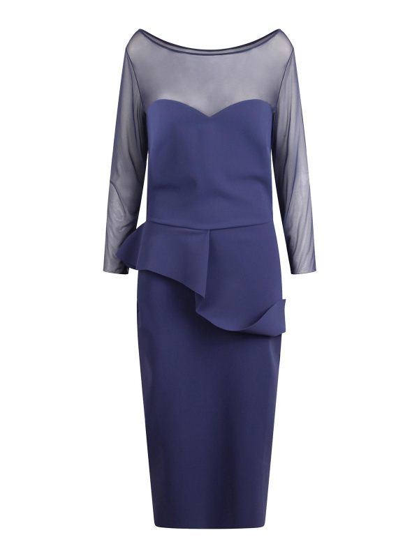 Chiara Boni La Petite Robe Robe Au Genou - Bleu