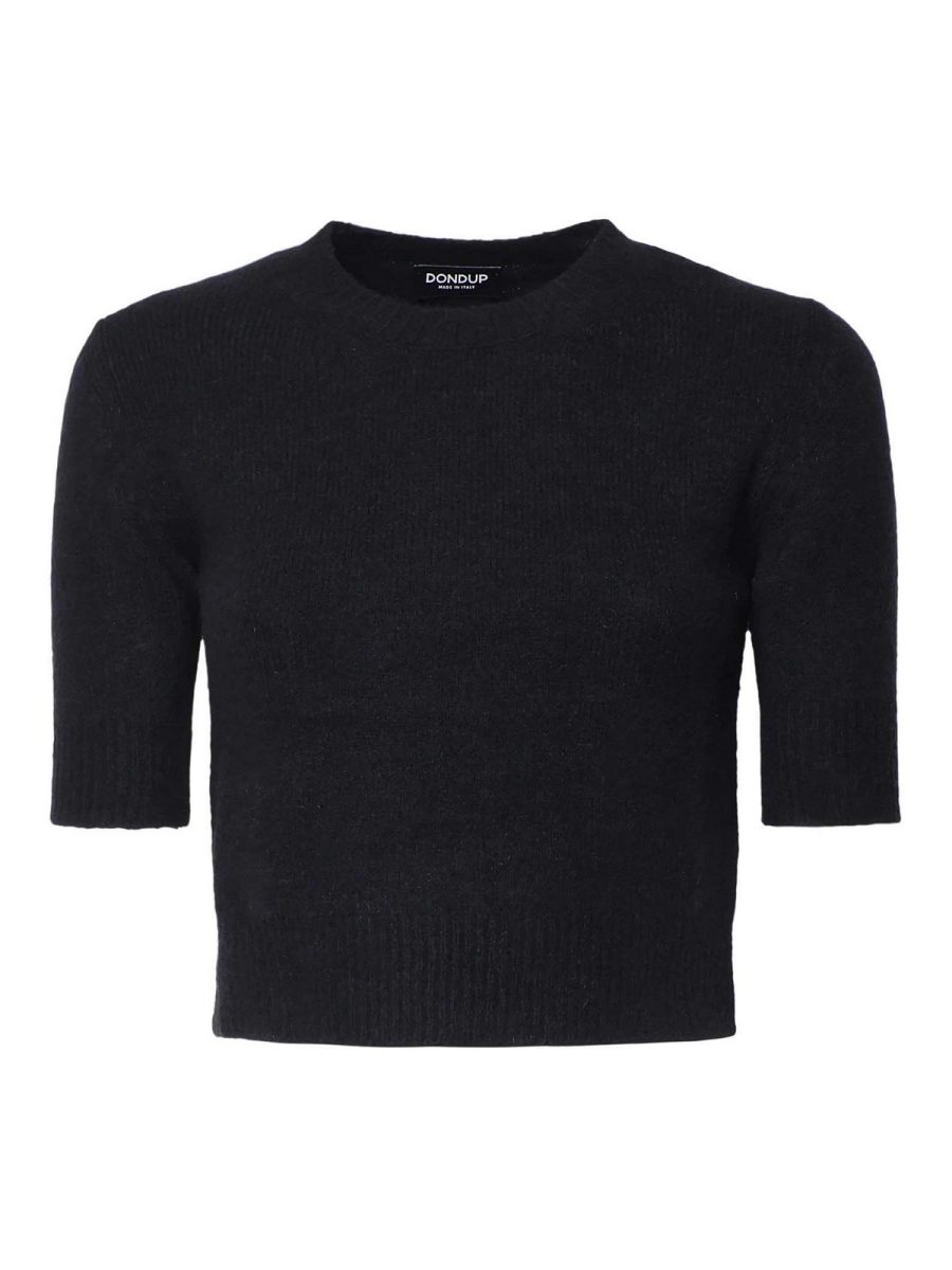 Dondup Pull Col Rond - Noir