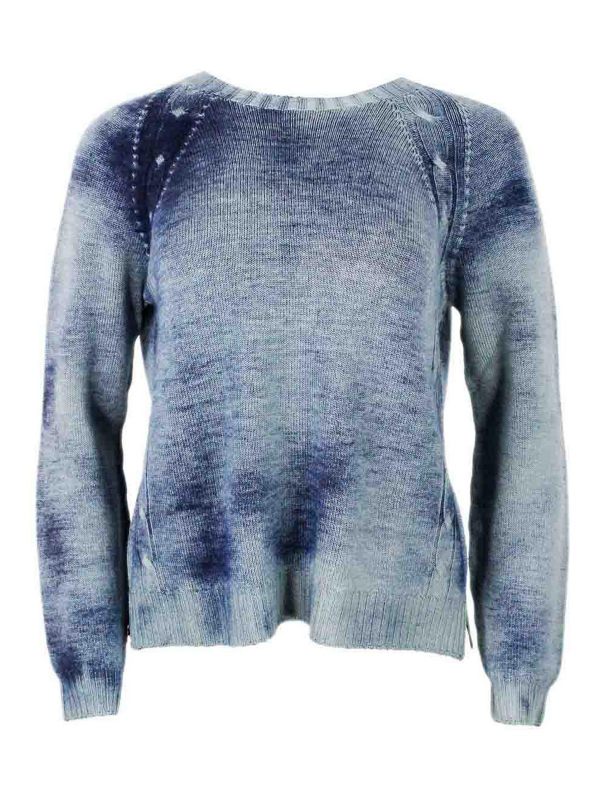 Ploumanac'h Pull Col Rond - Bleu