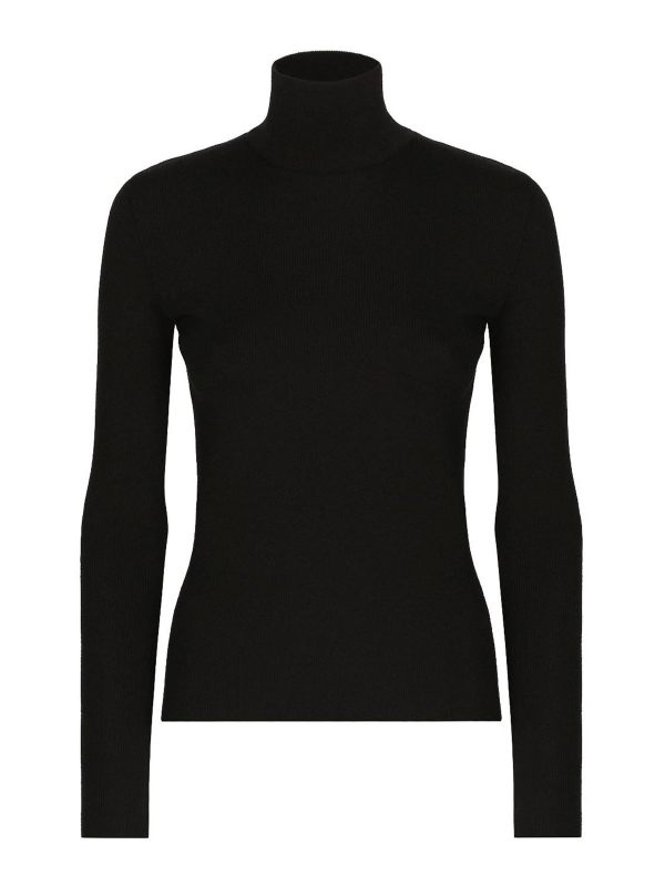 Dolce & Gabbana Pull Col Roulé - Noir