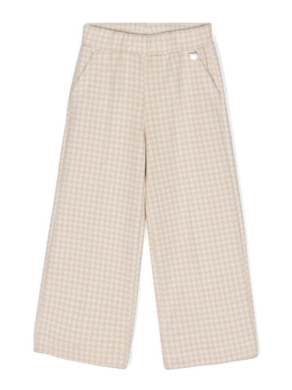Monnalisa Pantalons Décontractés - Blanc