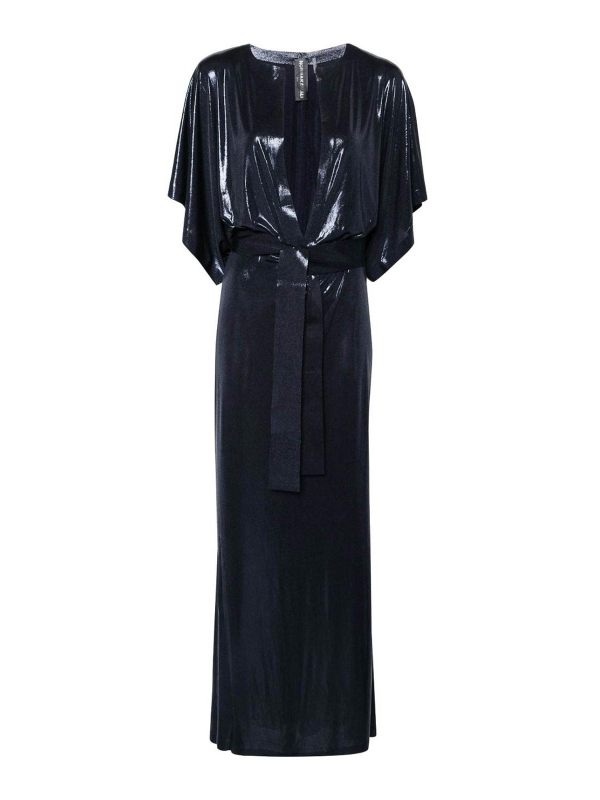 Norma Kamali Maxi Robe - Bleu