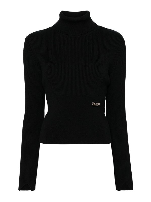 Patou Pull Col Rond - Noir